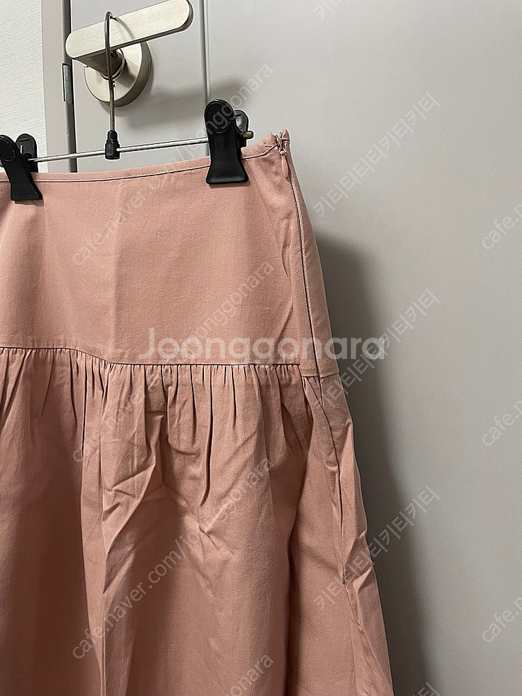 프롬비기닝 하이웨스트 코튼 롱스커트 S--1