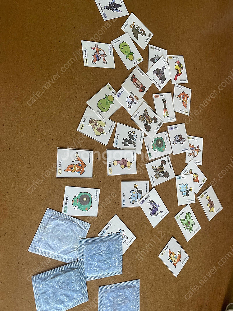 포켓몬 띠부씰 4자리 1,2세대 4,9세대 시즌1--4