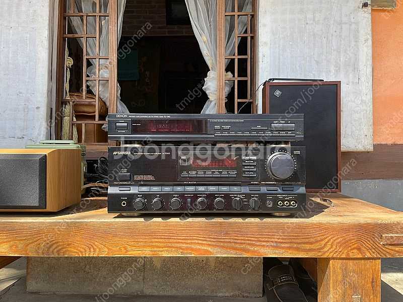 산수이 av-7000 앰프, 데논 튜너 TU-280--4