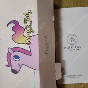 핑크에이지 가발 포니테일 새제품