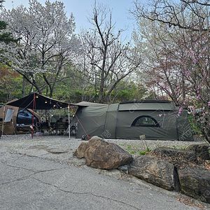 오크돔m 텐트 베스티블과 190숏베티 풀루프