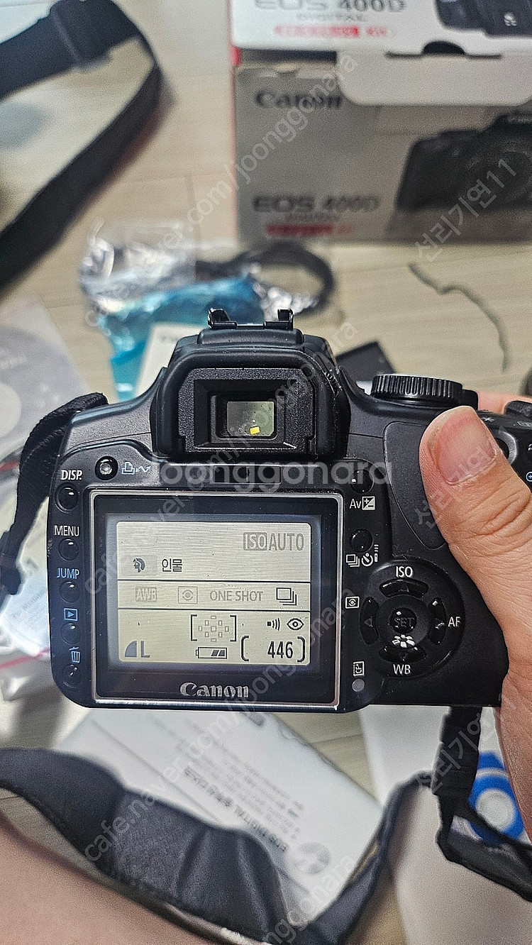 캐논400D카메라.단렌즈50mm.벨본CX444삼각대 포...--0