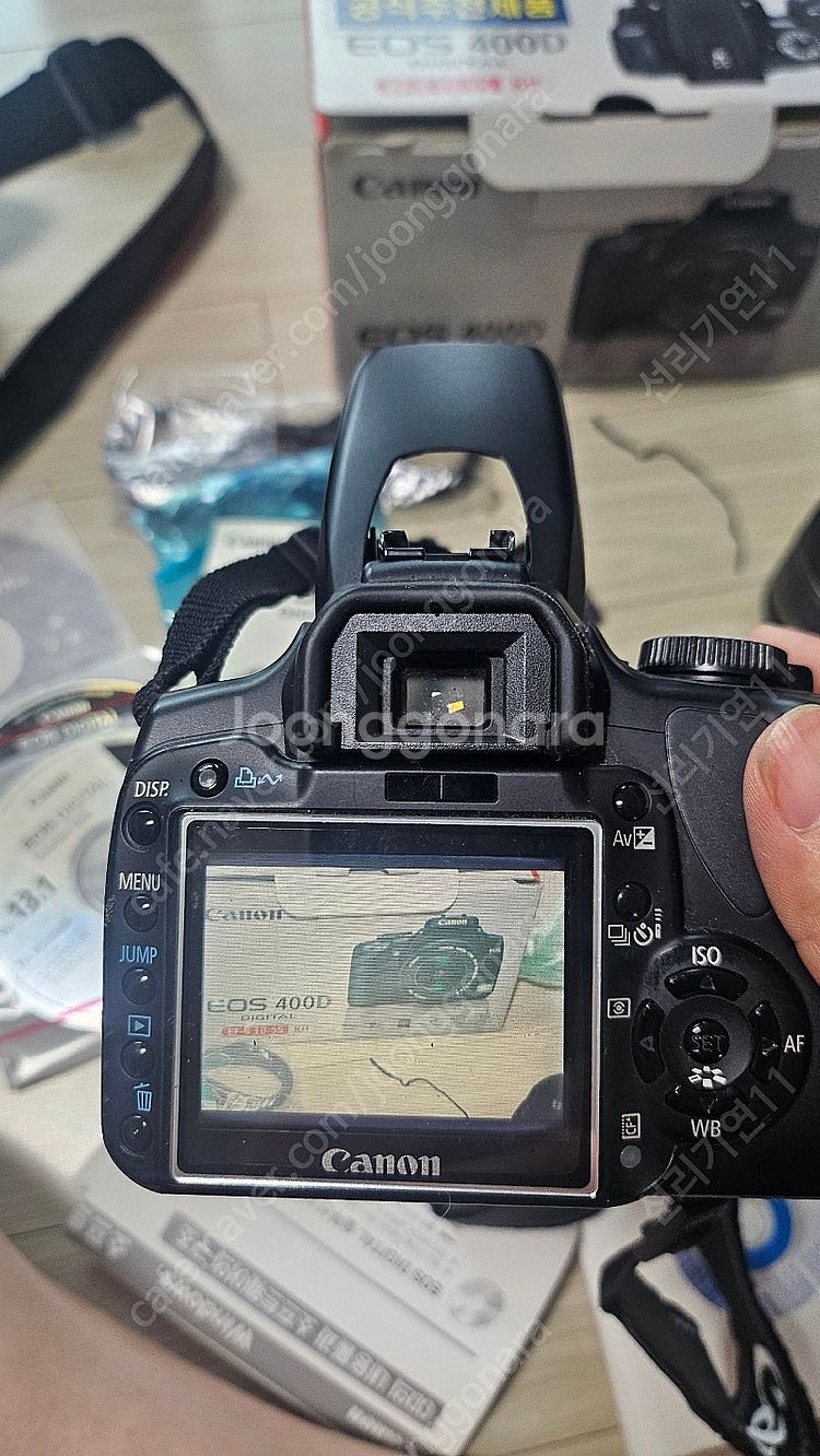 캐논400D카메라.단렌즈50mm.벨본CX444삼각대 포...--1