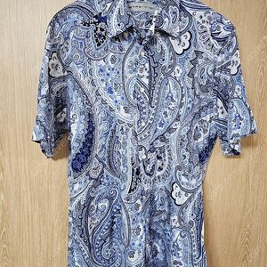 ETRO 에트로 페이즐리 프린트 반팔 셔츠