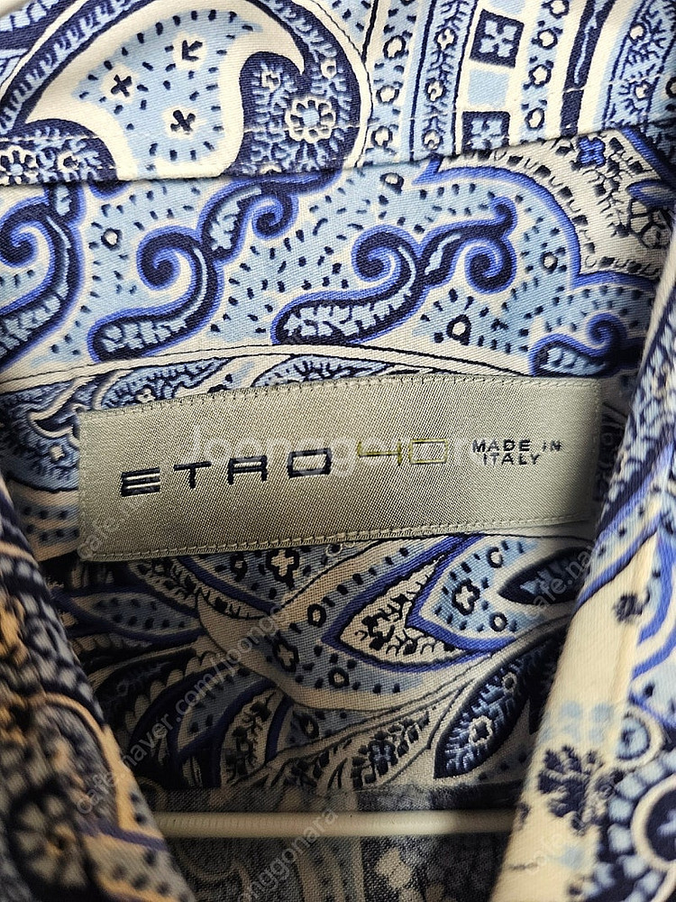 ETRO 에트로 페이즐리 프린트 반팔 셔츠--2