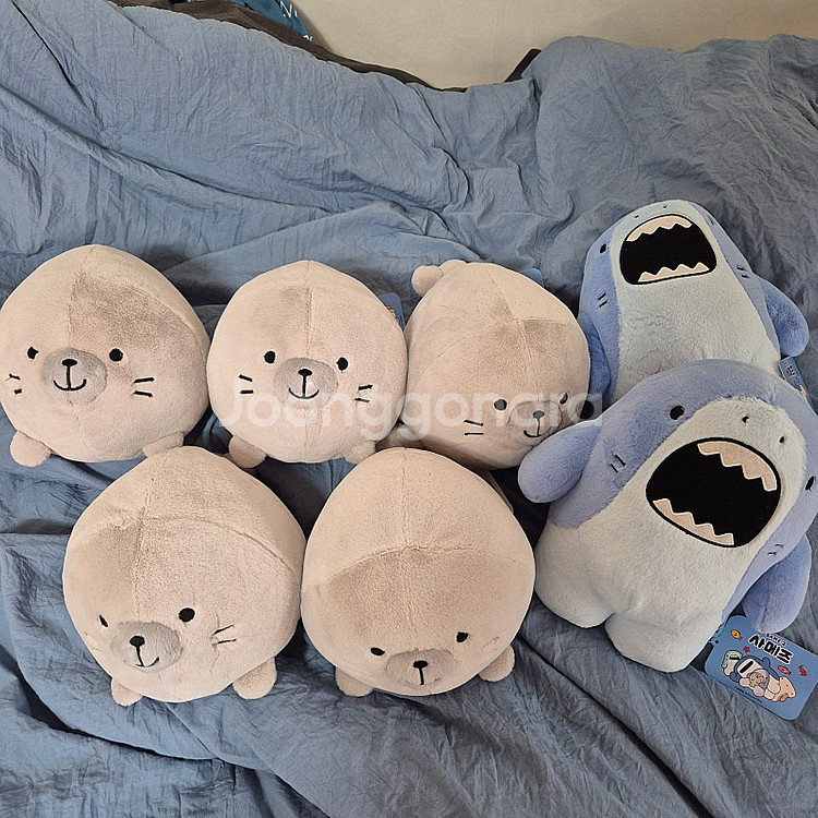 사메즈 상어, 물개 쿠션/인형팔아요--0