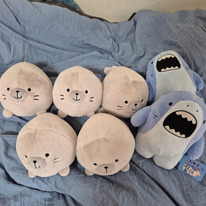 사메즈 상어, 물개 쿠션/인형팔아요
