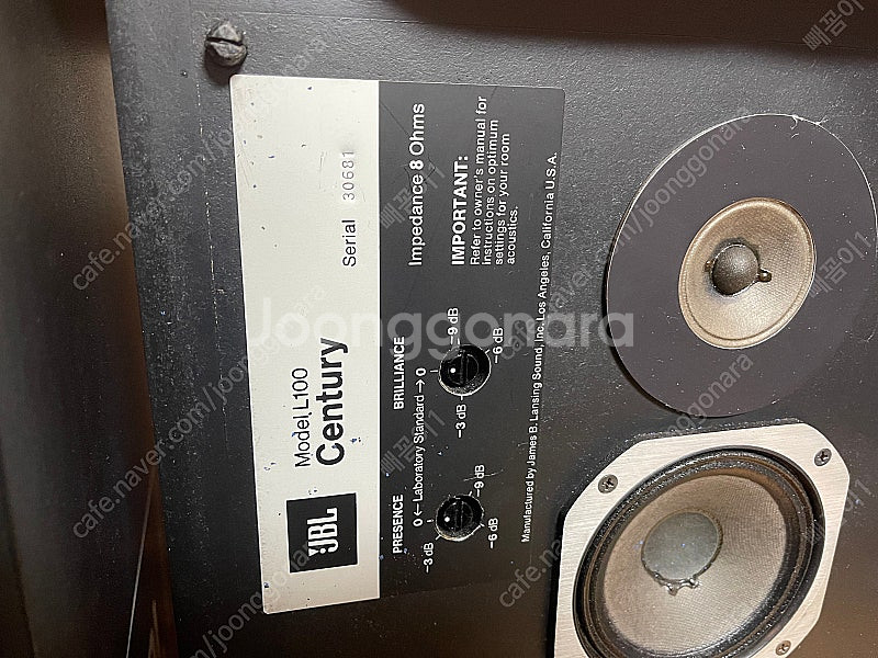 jbl l100 century 초기형--6