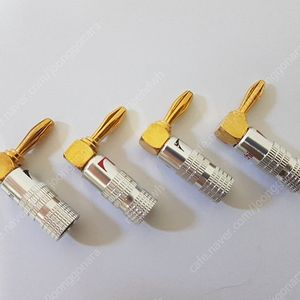 스피커 케이블 단자 (나카미치 금도금 바나나, 말굽, 핀단자)