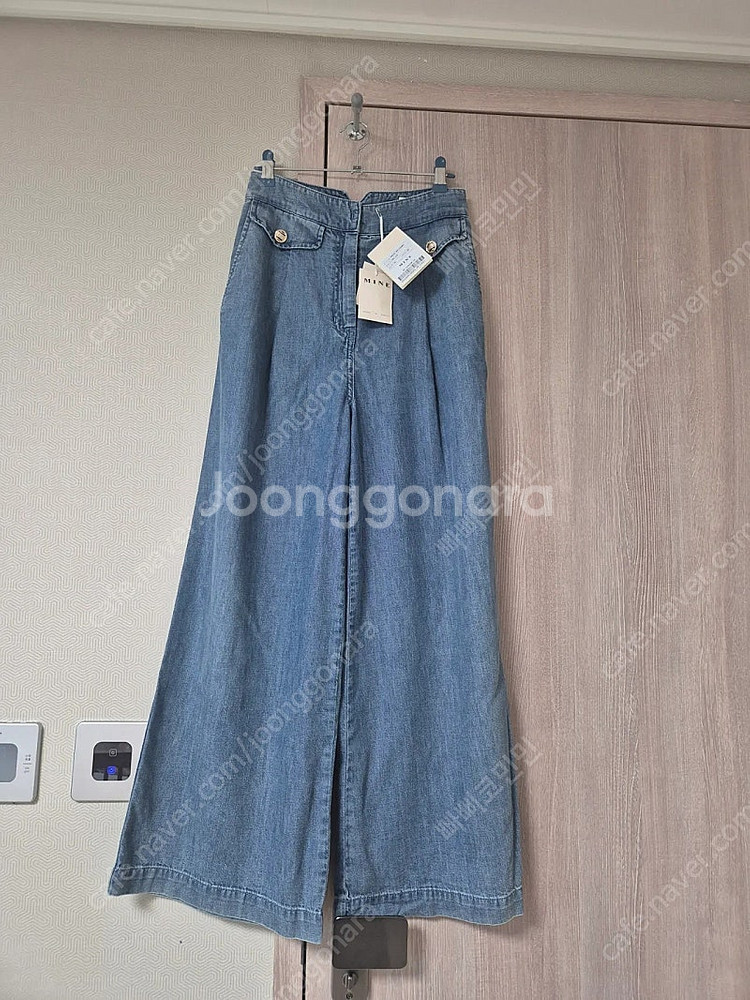 마인 와이드청바지 데님--1