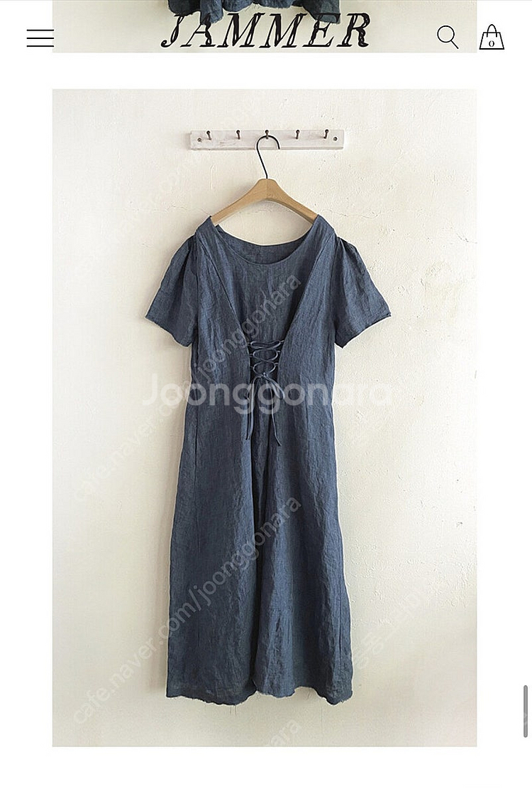잼머의집 드레스 Amanda empire dress--1
