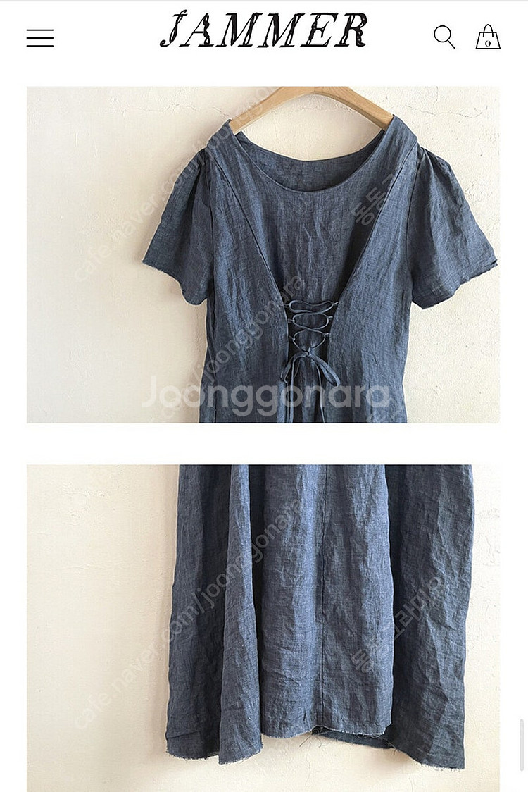 잼머의집 드레스 Amanda empire dress--2