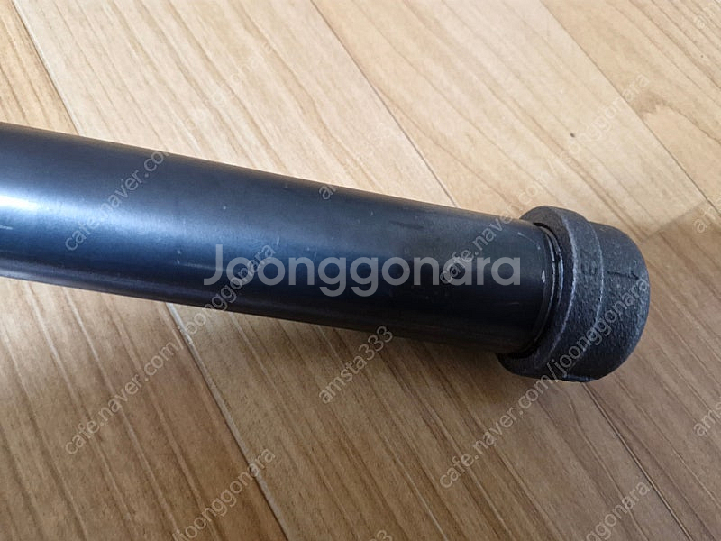 흑관 철 파이프 25A 80cm + 엘보, 캡--2