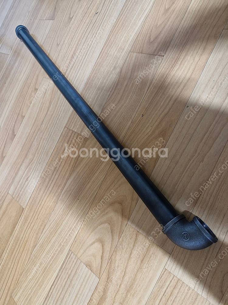 흑관 철 파이프 25A 80cm + 엘보, 캡--6