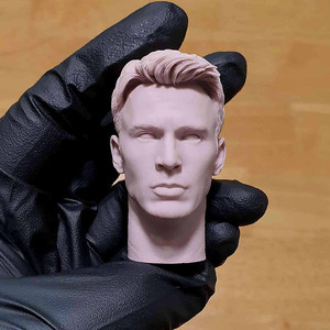 짐스컬프 스티브로저스 미도색 리캐 헤드 12인치 피규어