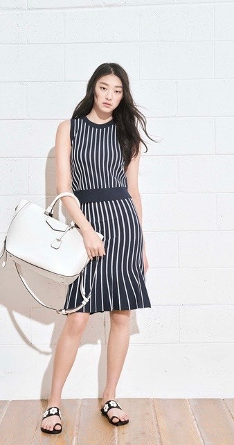 마이클코어스 스트라이프 탑 , 스커트 세트 S / 랑방 마인 오브제 타임 럭키슈에뜨 산드로 마쥬 오르 시에 시스템--1