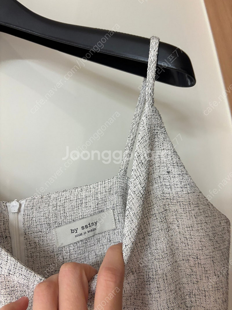 바이씨니 트위드 투피스 셋업 자켓 원피스 세트 올드머니...--8