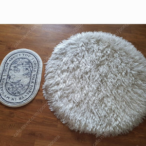 원형둥근장모러그1개+발매트1개 합2가지 저렴히1만2천원