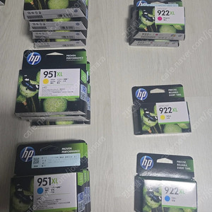 hp 미개봉 정품 잉크 판매 (950xl, 951xl, 922xl, 63xl)