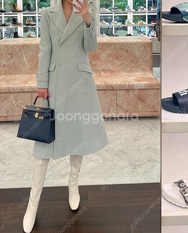 더로랑 미들폴더부츠(크림아이보리)240,9cm--4