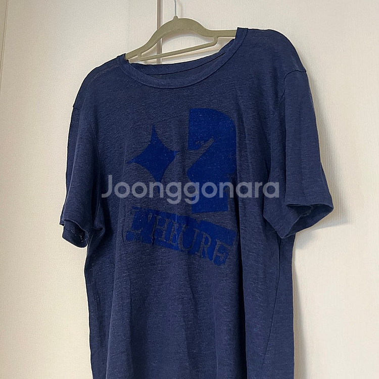 정품 타임 그래픽 린넨 티셔츠 택포4만--3