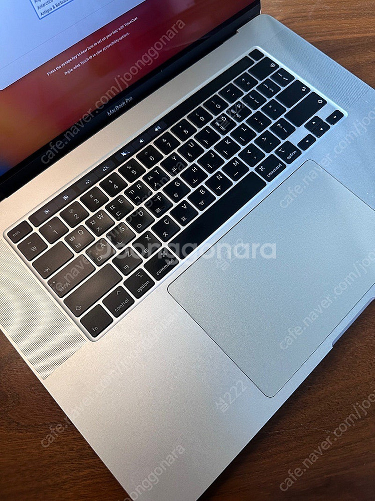 맥북 프로 16인치 2019 터치바 실버 1TB--1