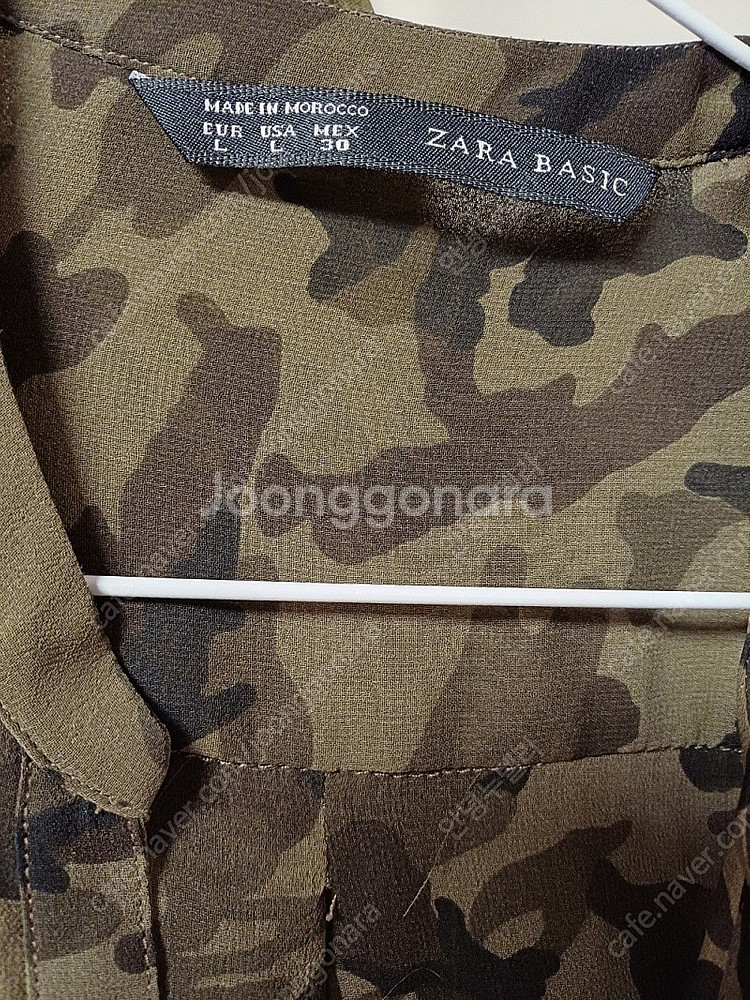 자라 카모플라쥬 셔츠--2