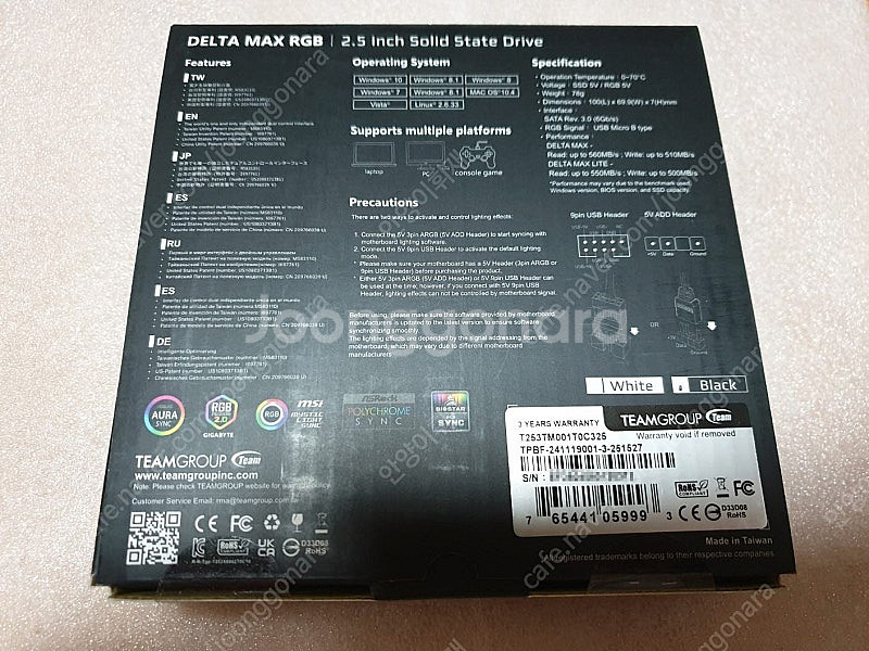 TeamGroup T-FORCE DELTA MAX RG...--1
