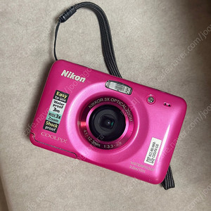 니콘 Coolpix s30 빈티지카메라 핑크 카메라 디지털카메라