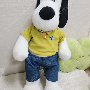 대형 화이트 강아지인형 퍼피 화이트 그로밋 애착인형