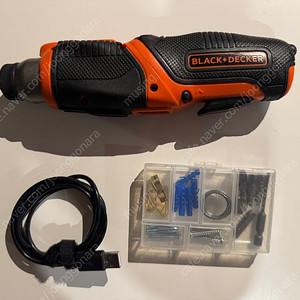 블랙앤데커 Black & Decker 4V 리튬 피벗 USB 충전식 전동 드라이버 (Lithium Pivot USB Cordless Screwdriver)