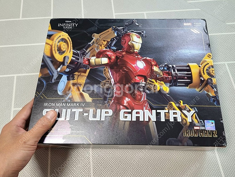 ZD TOYS 1/10 아이언맨 마크4 수트업 겐트리--0