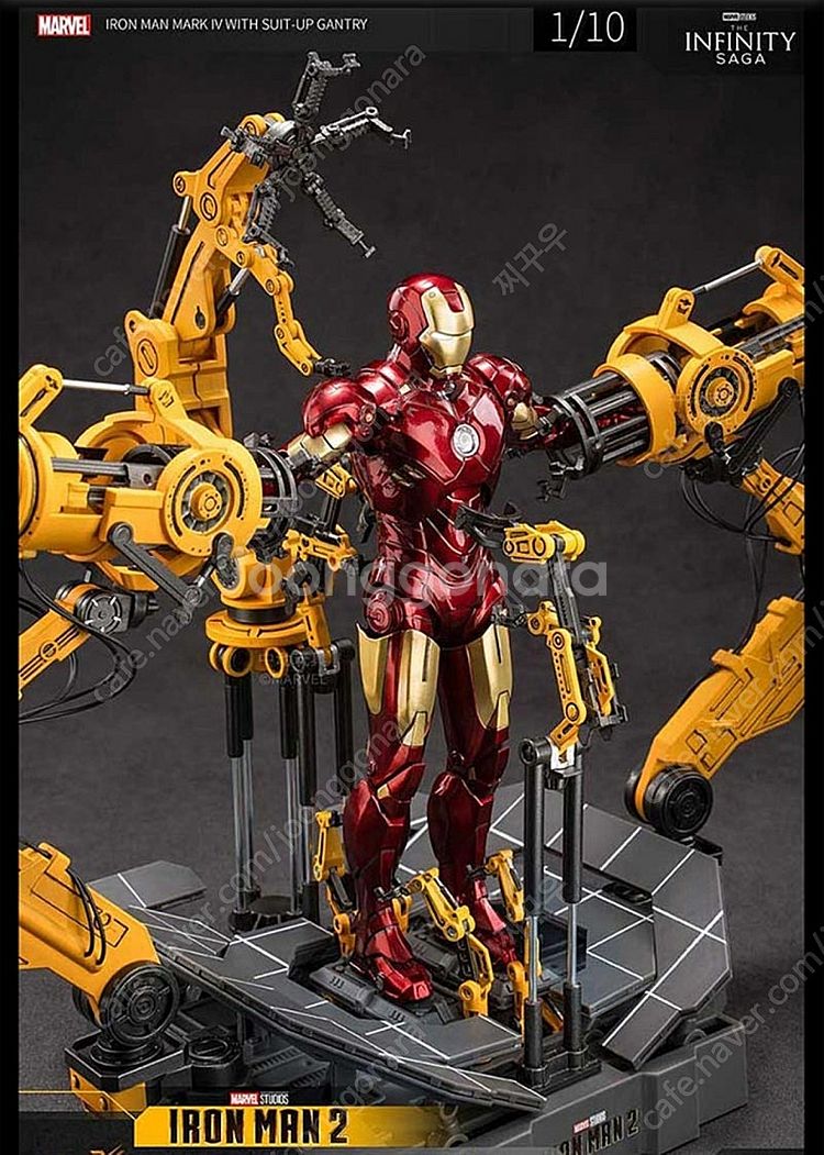 ZD TOYS 1/10 아이언맨 마크4 수트업 겐트리--5