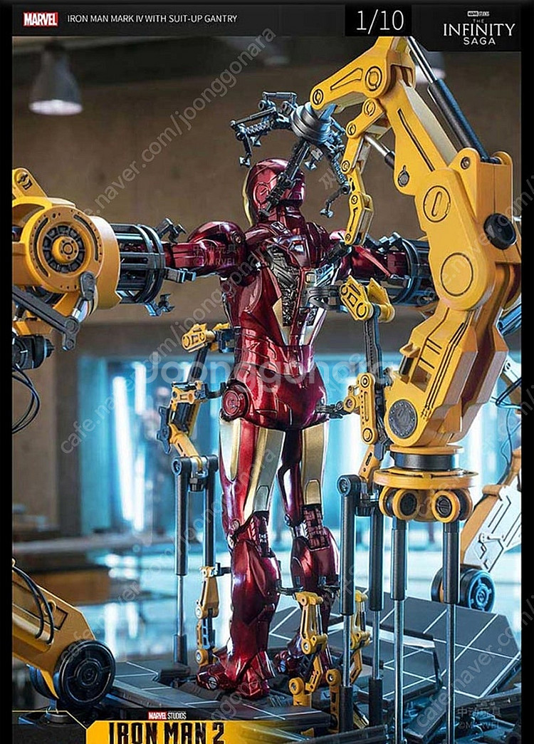 ZD TOYS 1/10 아이언맨 마크4 수트업 겐트리--6