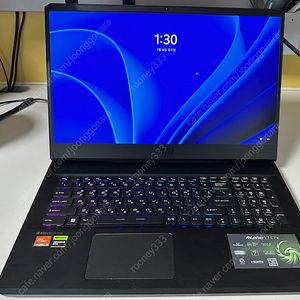 Msi alpha17 rtx4070 96gb 최상급 노트북 팝니다.