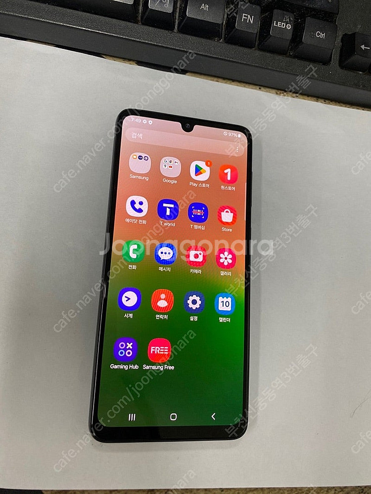 203342 SK 갤럭시A33 5G/LTE호환 블랙 외...--1