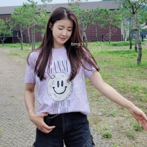 GANNI 가니 스마일 티셔츠 XS