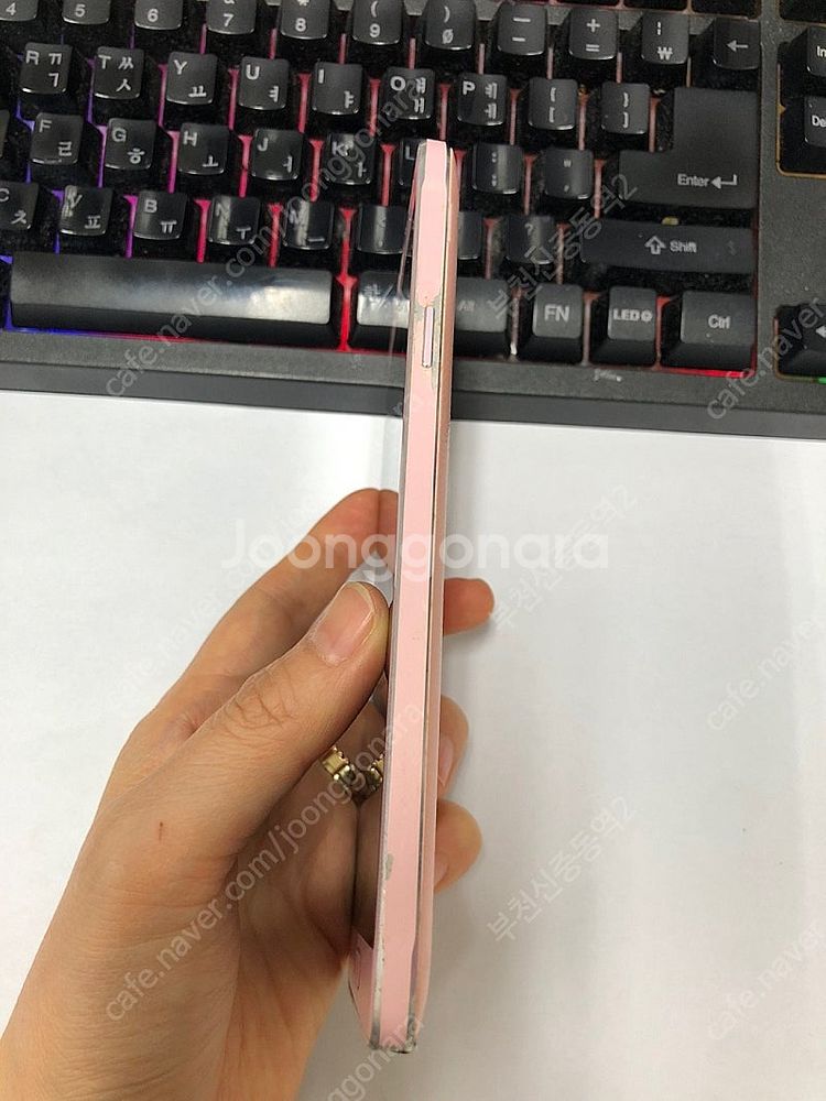 178678 KT 갤럭시노트4S-LTE 핑크 외관깔끔 ...--5