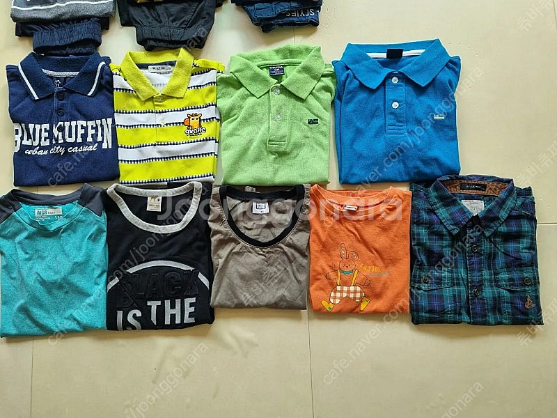 남아130사이즈 여름옷일괄 (아디다스 푸마 헴멜. 빈폴등 30여벌)--9