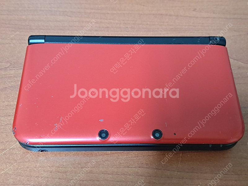 닌텐도 3DS XL 레드X블랙 박스--1