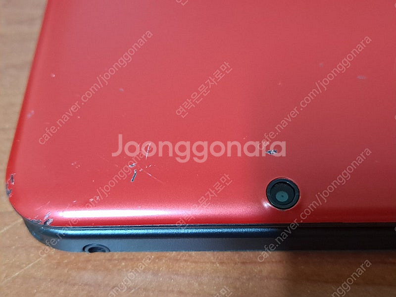 닌텐도 3DS XL 레드X블랙 박스--4