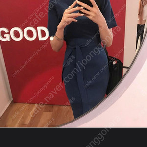 시에 더실루엣 투웨이 원피스 미드나잇 네이비 새상품