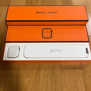 (리퍼미사용)애플워치7 에르메스 실버 45mm