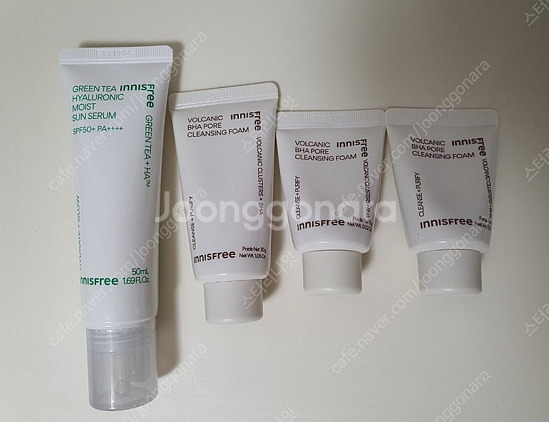 (택포)이니스프리 그린티 선세럼/선크림 50ml + 화...--0