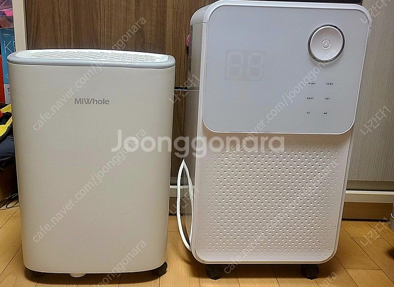 제습기 두대 (샤오미 송징, 미홀)--0
