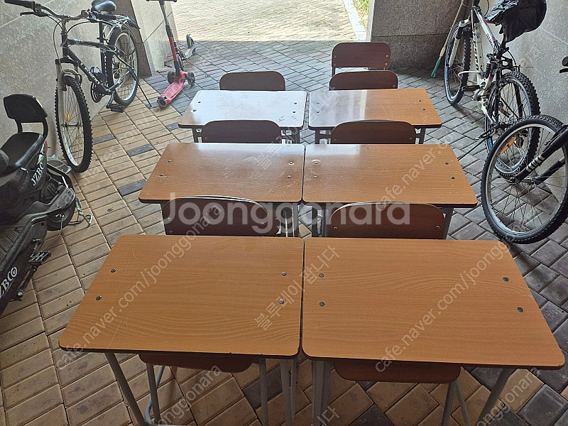 학교 책상/의자 판매합니다.--5
