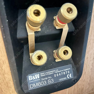 b&w dm603 s3, made in england, 스피커