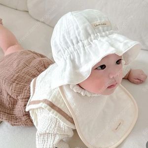 리뗀클로르 아기 거즈햇 m화이트