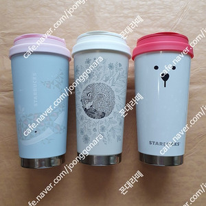 스타벅스 엘마 고래+우드랜드+폴라베어 텀블러 473ml 일괄 <점핑 도그 글라스 포함>