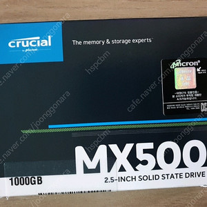 미개봉 마이크론 MX500 1TB SSD 국내정품 10만 서울구로